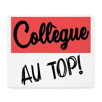 KOLLEGE. ANFANGEN. RUHESTAND - Mousepad (Querformat) - Weiß - Vorne