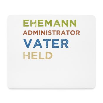 Administrator IT Administrator Admin Informatik - Mousepad (Querformat) - Weiß - Vorne