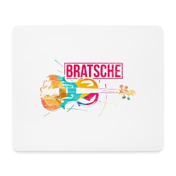 Feurige Bratschenstimme Orchester - Mousepad (Querformat) - Weiß - Vorne