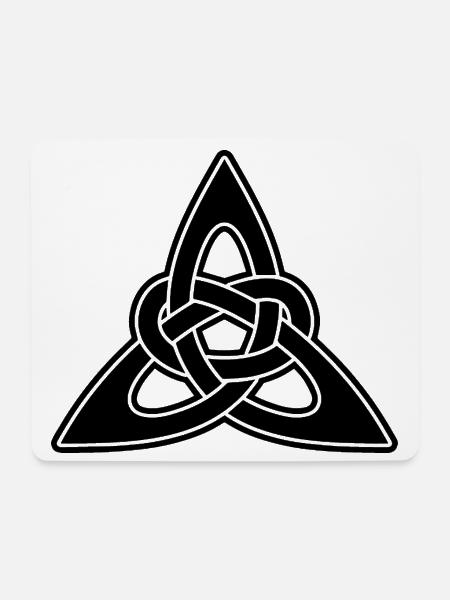 Keltische Knoten - Mousepad (Querformat) - Weiß