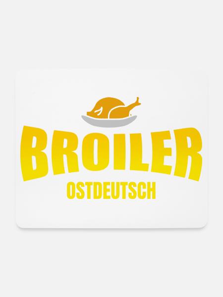 Goldbrauner Broiler - Mousepad (Querformat) - Weiß