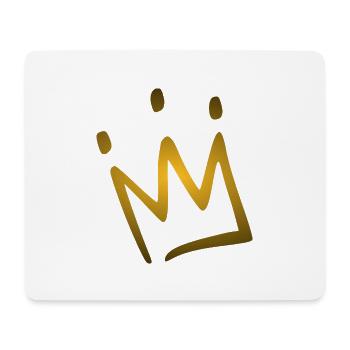 Krone - Mousepad (Querformat) - Weiß - Vorne