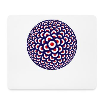 Mod Swarm - Mousepad (Querformat) - Weiß - Vorne