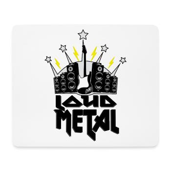 Metal - Mousepad (Querformat) - Weiß - Vorne