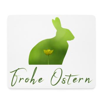 Frohe Ostern Ostern - Mousepad (Querformat) - Weiß - Vorne