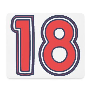 18. 18 JAHRE ALT - Mousepad (Querformat) - Weiß - Vorne