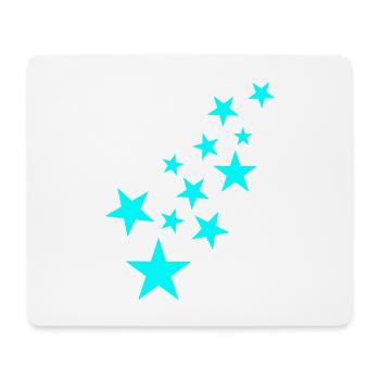 Stern Sternchen Muster Symbol - Mousepad (Querformat) - Weiß - Vorne