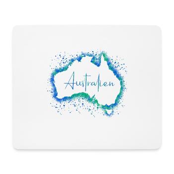 Australien - Mousepad (Querformat) - Weiß - Vorne