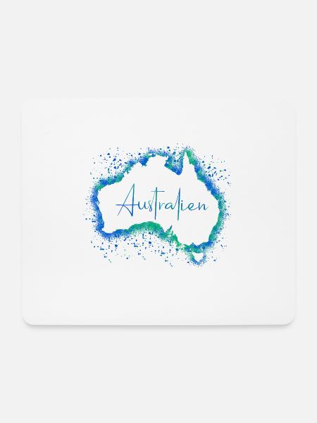 Australien - Mousepad (Querformat) - Weiß