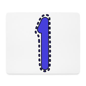 1. 1 JAHR. 1. JAHRESTAG. 1 JAHR GEBURTSTAG - Mousepad (Querformat) - Weiß - Vorne