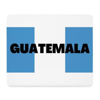 Guatemala in guatemaltekischen Flaggenfarben - Mousepad (Querformat) - Weiß - Vorne