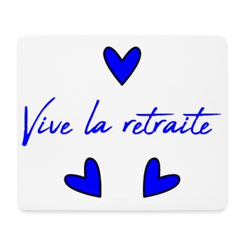 RETIREMENT. RETIREMENT. RETIRED. RETIREMENT - Mouse Pad (horizontal) - white - Front