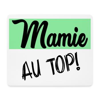 MAMIE. GRAND-MERE. FÊTE DES MÈRES - Tapis de souris (format paysage) - blanc - Devant