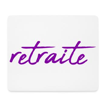 RETIREMENT. COLLEAGUE. RETIREMENT. RETIRED. RETIREMENT. - Mouse Pad (horizontal) - white - Front