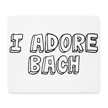 T-shirt de Johann Sebastian Bach - Tapis de souris (format paysage) - blanc - Devant