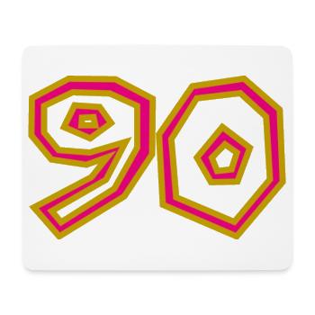 90. 90 JAHRE. 90-JÄHRIGES JUBILÄUM. 90-JÄHRIGES JUBILÄUM. - Mousepad (Querformat) - Weiß - Vorne