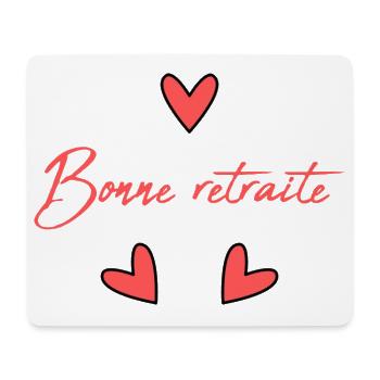 RETIREMENT. RETIREMENT. RETIRED. HAPPY RETIREMENT - Mouse Pad (horizontal) - white - Front