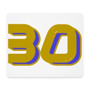 30. 30 YEARS. 30th ANNIVERSARY. 30 YEARS ANNIVERSARY. - Mouse Pad (horizontal) - white - Front