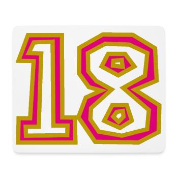 18 - Mouse Pad (horizontal) - white - Front