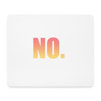 no sticker - Mousepad (Querformat) - Weiß - Vorne