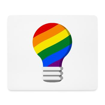 Gay Pride - Mouse Pad (horizontal) - white - Front