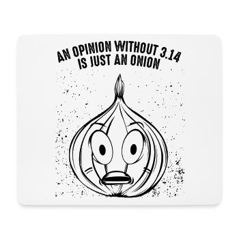 Mathematik Pi Zwiebel - Mousepad (Querformat) - Weiß - Vorne