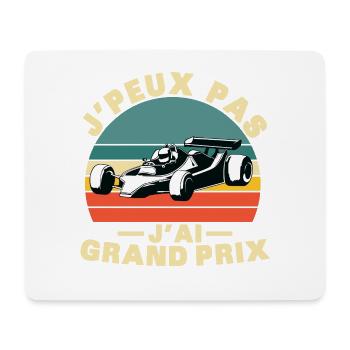 Ich kann nicht, ich habe einen tollen Preis - Mousepad (Querformat) - Weiß - Vorne