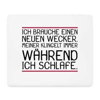 Lustige Sprüche - Mousepad (Querformat) - Weiß - Vorne