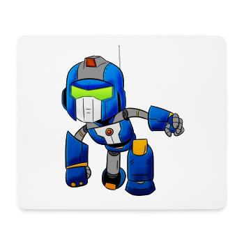 Robot - Mousepad (Querformat) - Weiß - Vorne