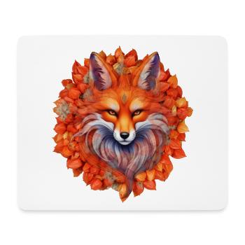Rotfuchs - Mousepad (Querformat) - Weiß - Vorne