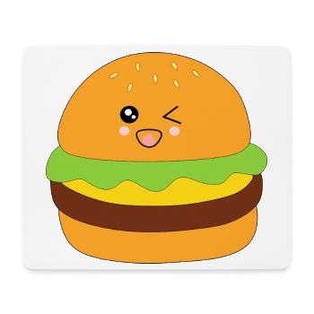 Burger, fast food, essen, kochen Geschenk Koch - Mousepad (Querformat) - Weiß - Vorne