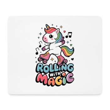 Rolling With Magic - Mouse Pad (horizontal) - white - Front
