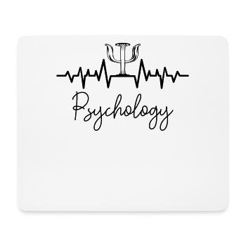 psychologue - Tapis de souris (format paysage) - blanc - Devant