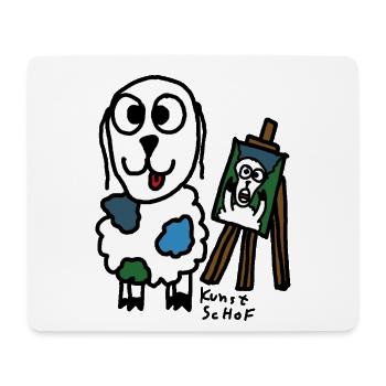 Kunst ScHoF - Mousepad (Querformat) - Weiß - Vorne