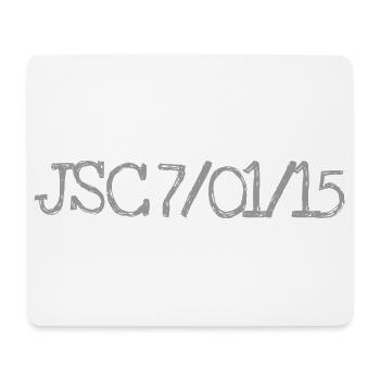 Slogan "Je suis Charlie" 01.07.2015 - Mousepad (Querformat) - Weiß - Vorne