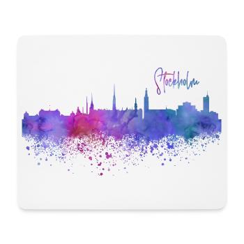 Stockholm - Mousepad (Querformat) - Weiß - Vorne