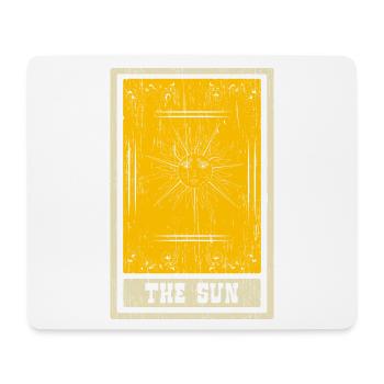 Die Sonne Tarotkarte Schamane Wahrsagerei - Mousepad (Querformat) - Weiß - Vorne