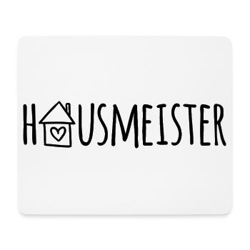 Hausmeister - Mousepad (Querformat) - Weiß - Vorne
