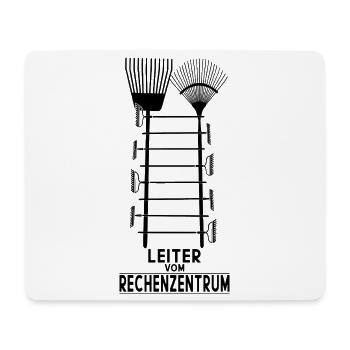 LEITER VOM RECHENZENTRUM - Mousepad (Querformat) - Weiß - Vorne