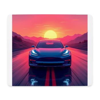 Elektrische Autobahn - Mousepad (Querformat) - Weiß - Vorne