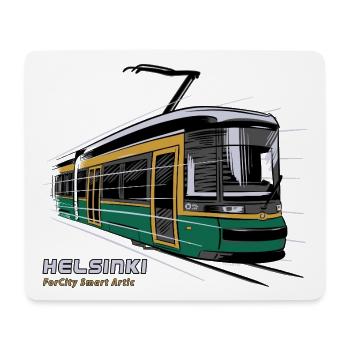 Helsinki Tram T-Shirts, 154 tolle Produkte - Mousepad (Querformat) - Weiß - Vorne
