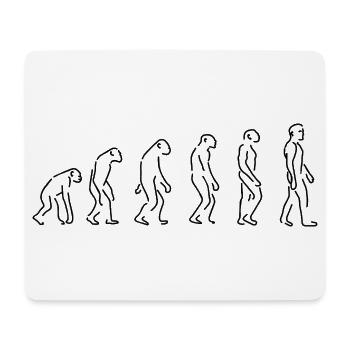 Evolution - Tapis de souris (format paysage) - blanc - Devant