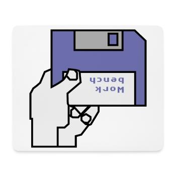 Work bench - Mouse Pad (horizontal) - white - Front