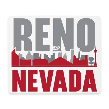 Reno Nevada USA Staat Amerika Reisen Nevadan - Mousepad (Querformat) - Weiß - Vorne
