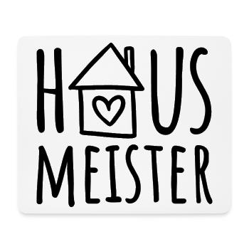 Hausmeister - Mousepad (Querformat) - Weiß - Vorne