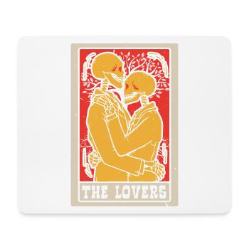 Die Liebenden Tarotkarte Schamane Wahrsagerei - Mousepad (Querformat) - Weiß - Vorne