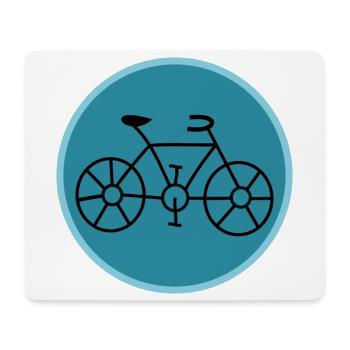 FAHRRAD. RADSPORT. - Mousepad (Querformat) - Weiß - Vorne