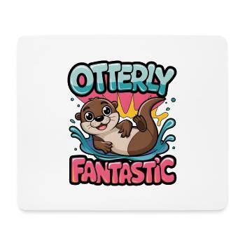 Otterly Fantastisch - Mousepad (Querformat) - Weiß - Vorne