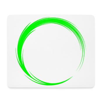 Kreis Symbol Form - Mousepad (Querformat) - Weiß - Vorne