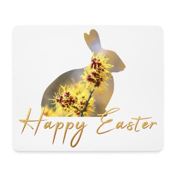 Happy Easter rabbit - Mousepad (Querformat) - Weiß - Vorne